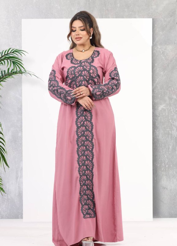 لون كشمير A105 عبايه منزلي كود