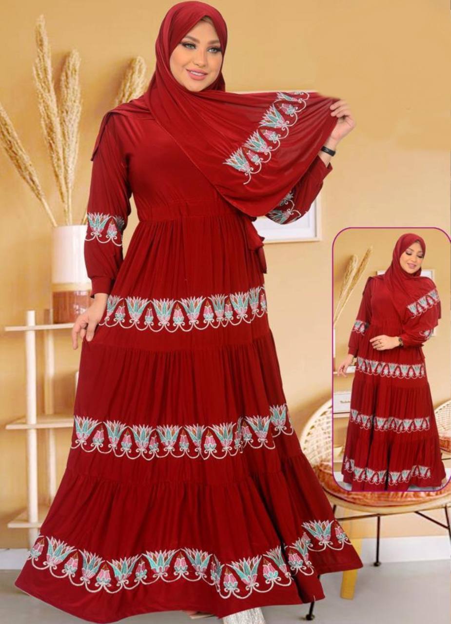 M S Y من S100 فستان محجبات نبيتي
