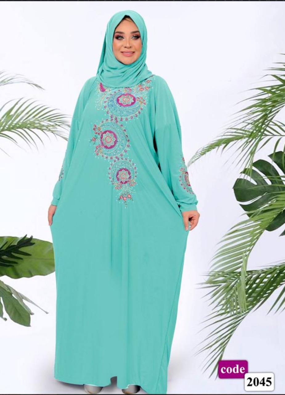 M S Y اسدال محجبات 2045 تركواز من
