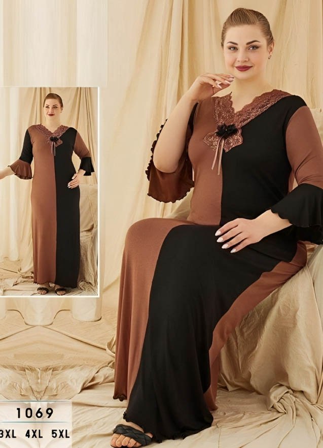 M S Y عبايه منزلي اسود تركي صيفي 1069 من