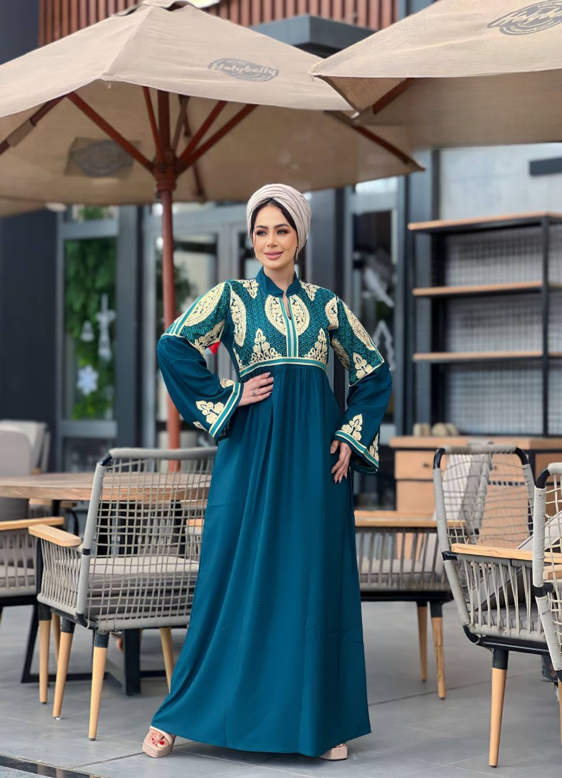 A1021 عبايه استقبال قطن كود