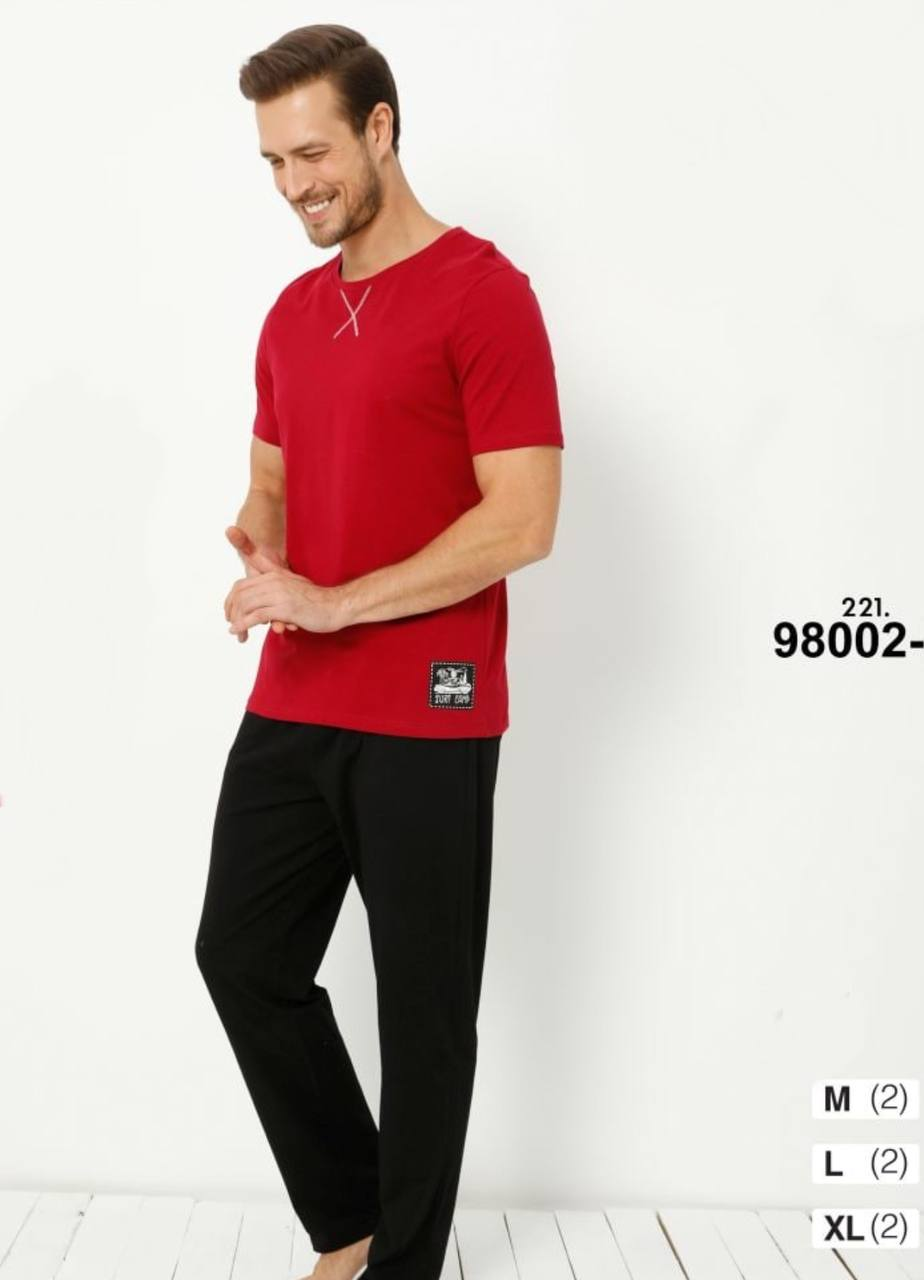 بيجامة تركي 2 قطعة رجالي 98002 من لبسي