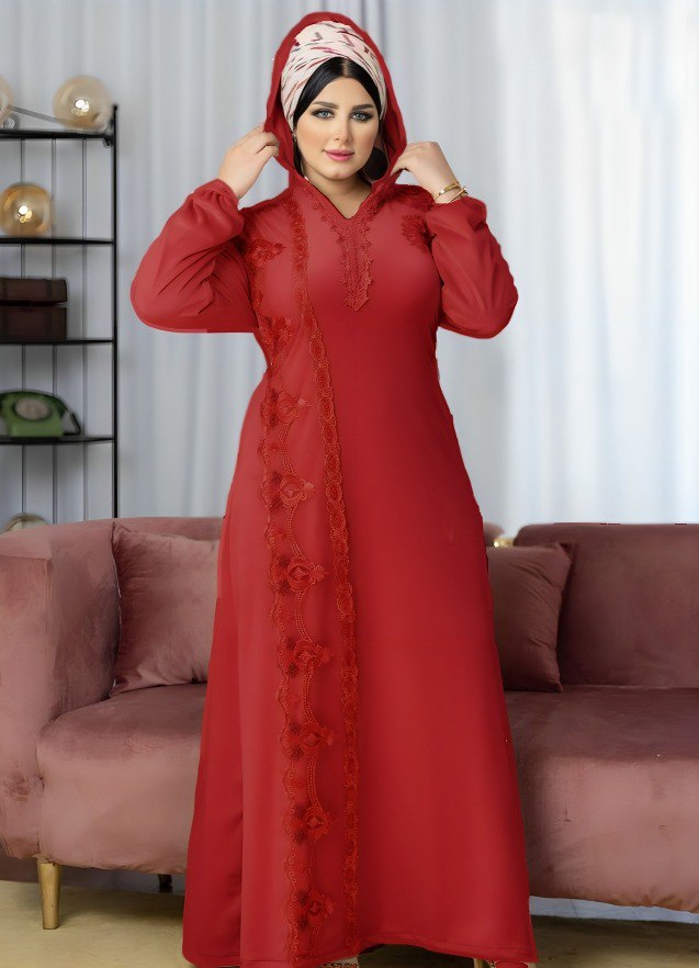 عباية بيتي شتوي قطيفة 6038