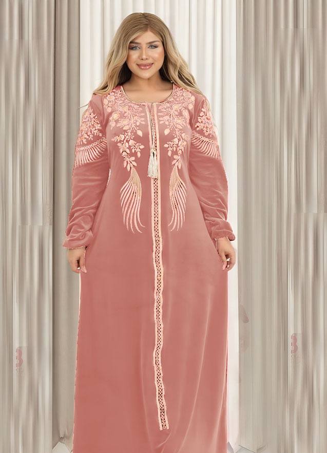 عباية بيتي شتوي قطيفة 6064