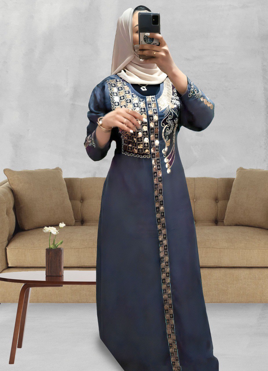 عباية بيتي شتوي قطيفة 6051