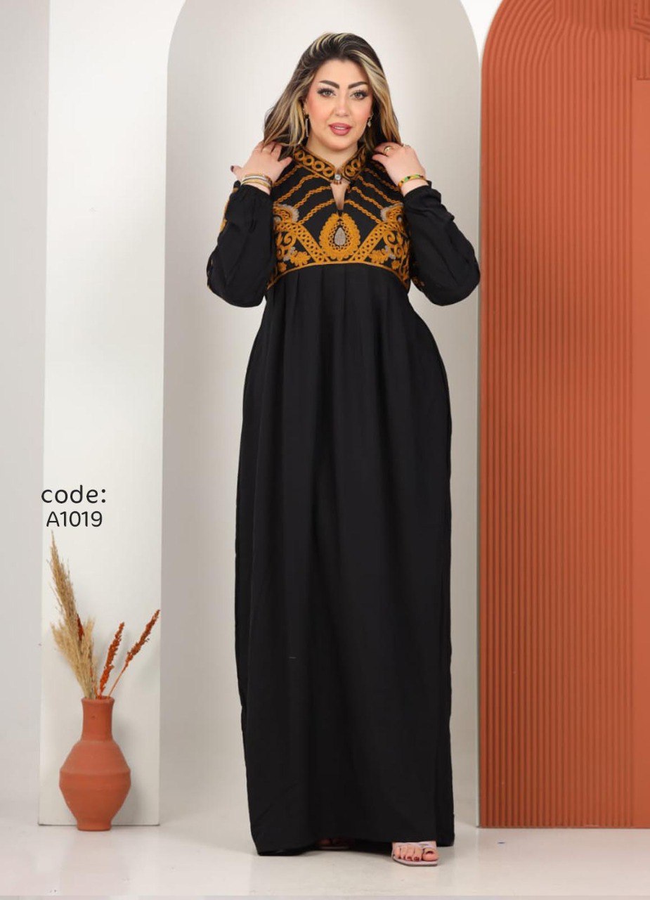 A1019 عبايه استقبال قطن كود