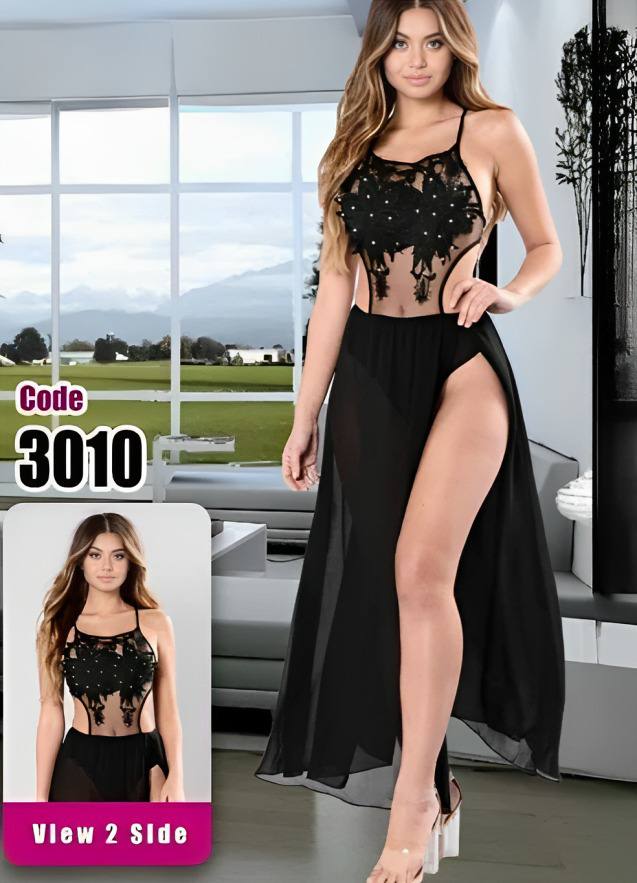 لانجرى شيفون فري سايز كود 3010