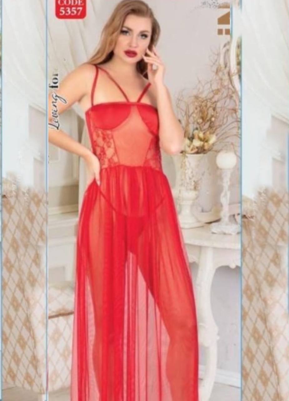 5357 لانجرى تركى شيفون فري سايز