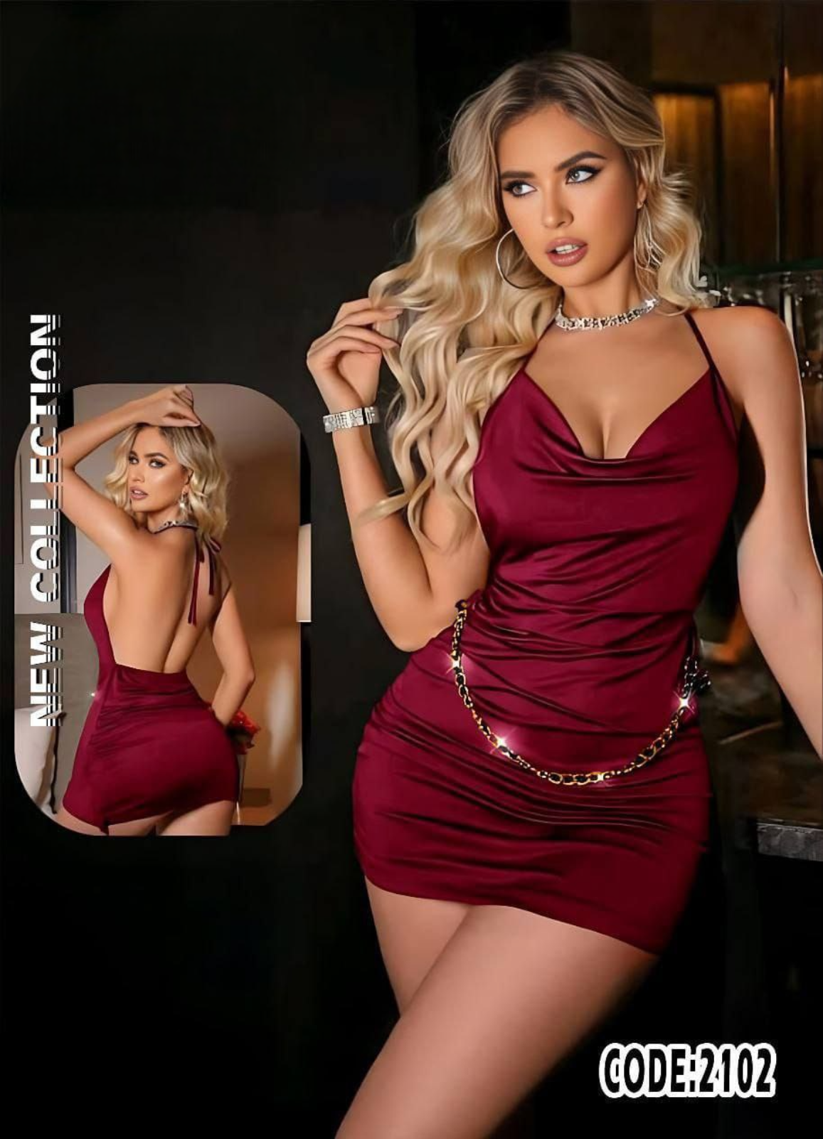 21022 لانجرى شيفون فري سايز كود