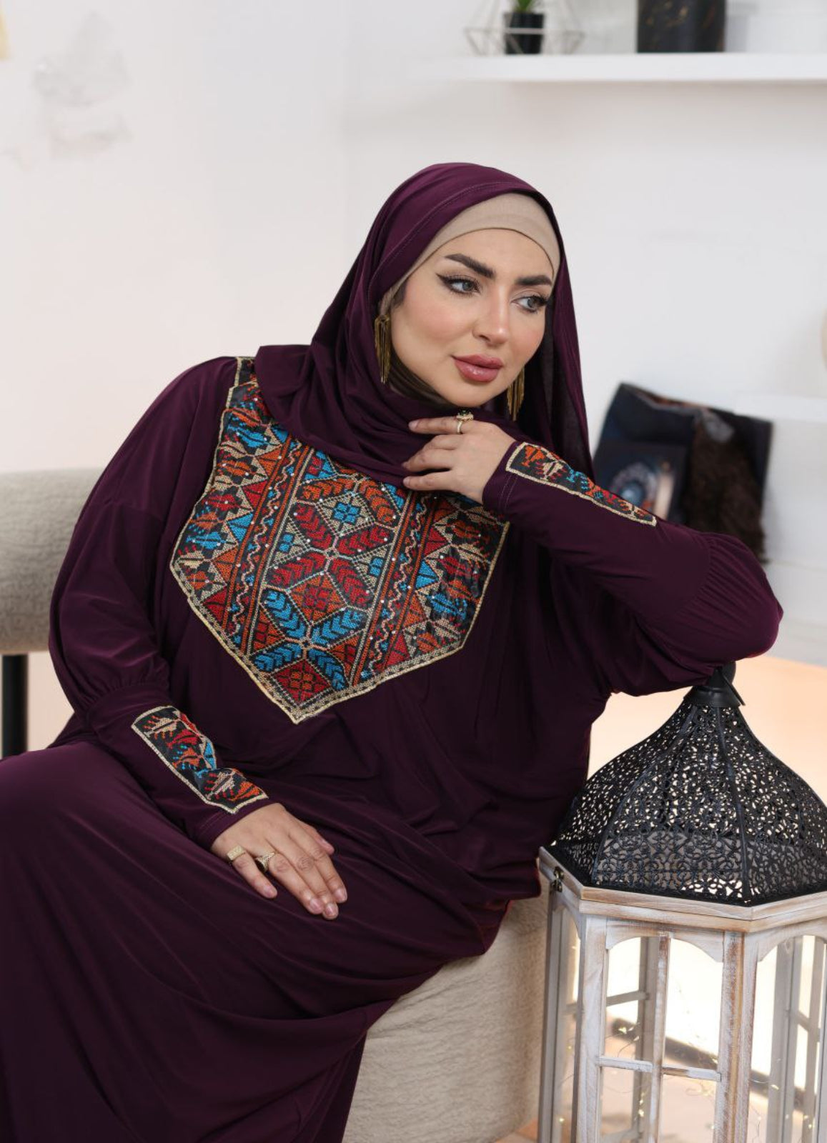 اسدال صلاة مطرز 80155