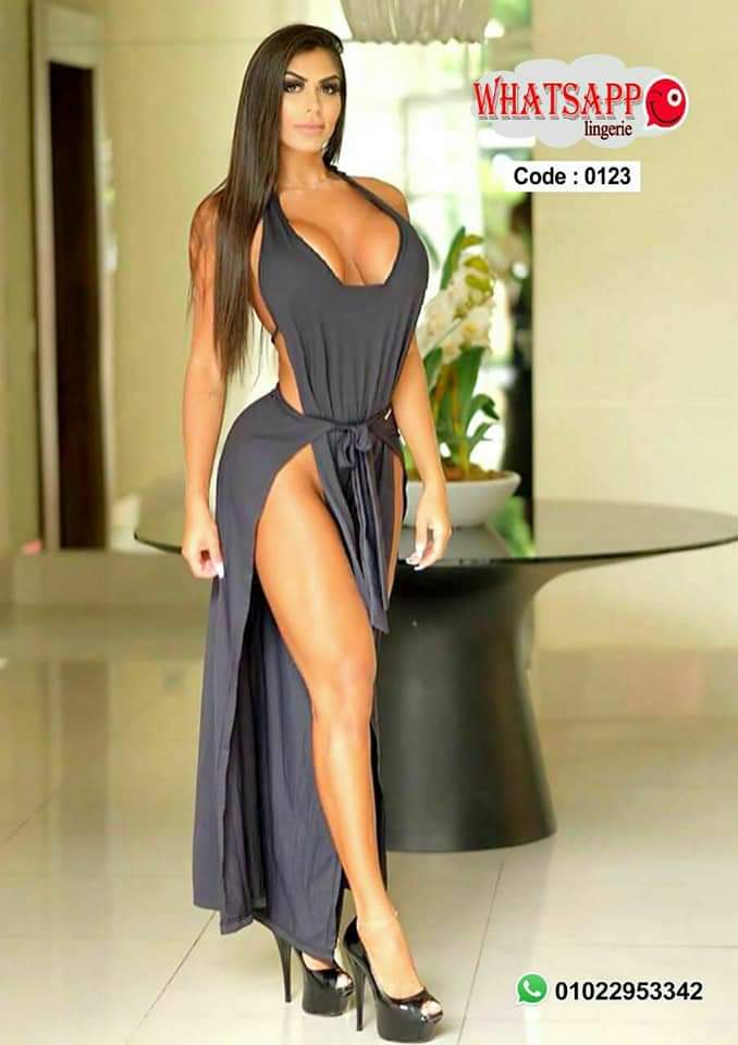 لانجيري اسود طويل 0123