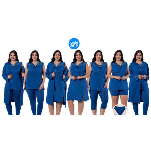 بيجامه 7 قطعه كود 2619