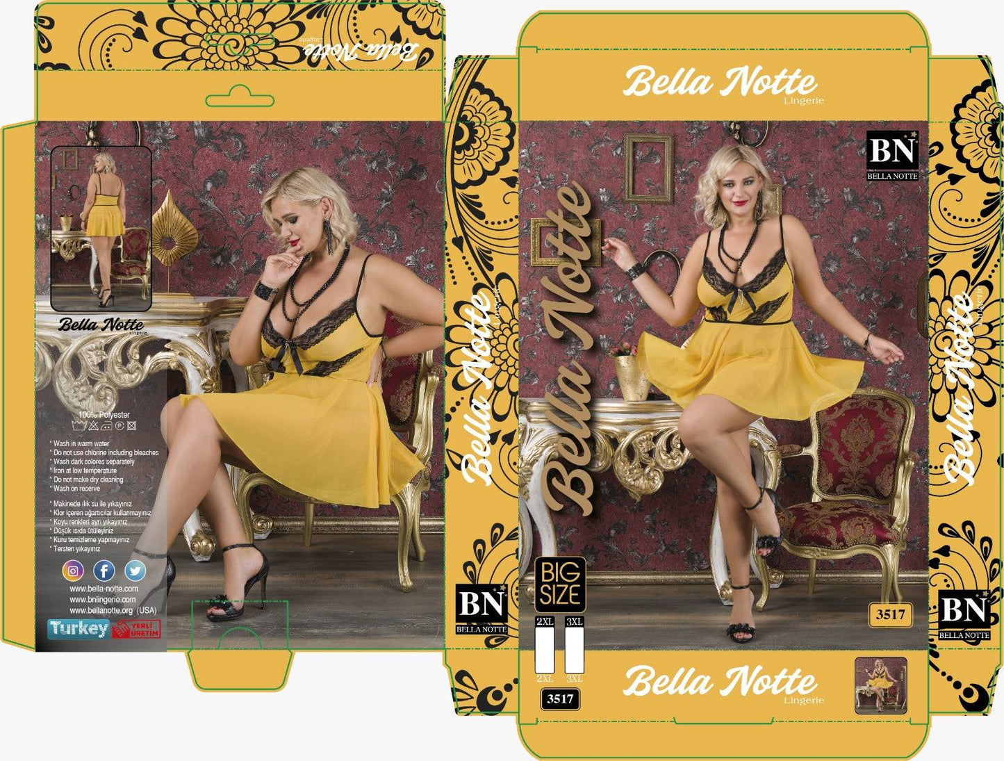 3517 لانجيري بيانكا قصير