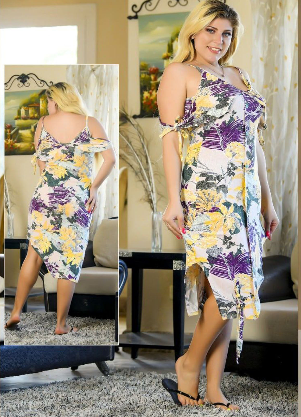 كاش حريمي مقاس مديم مشجر