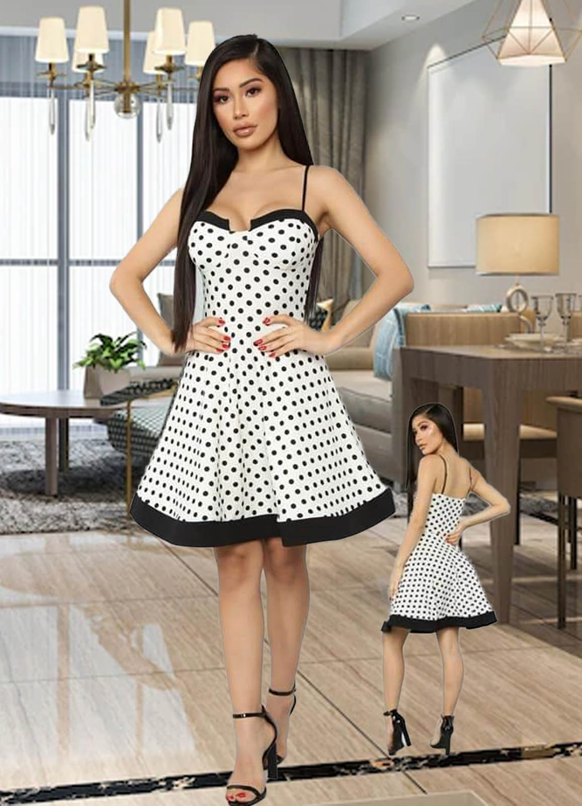 فستان قصير 5832