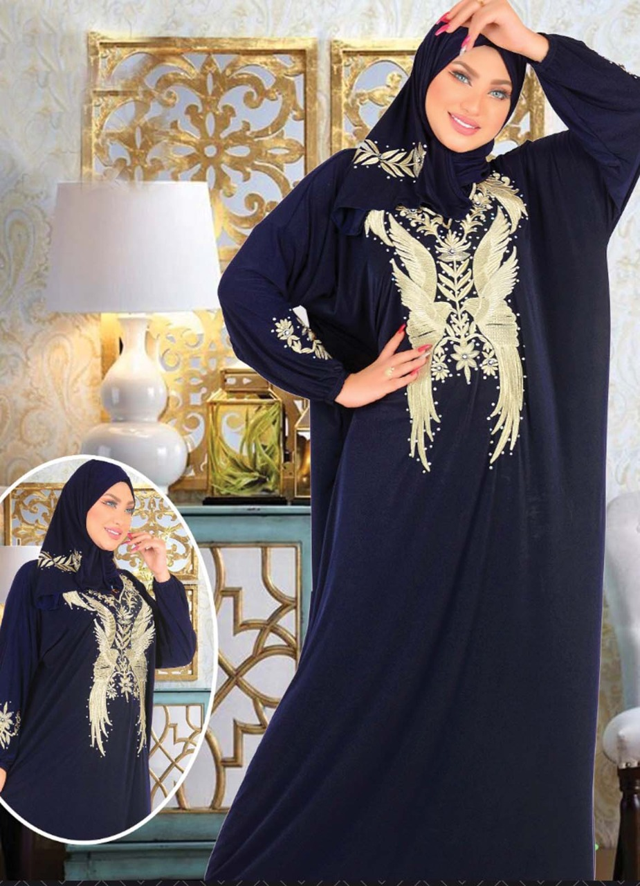 ملابس طويلة اسدال كود 0054 كحلي