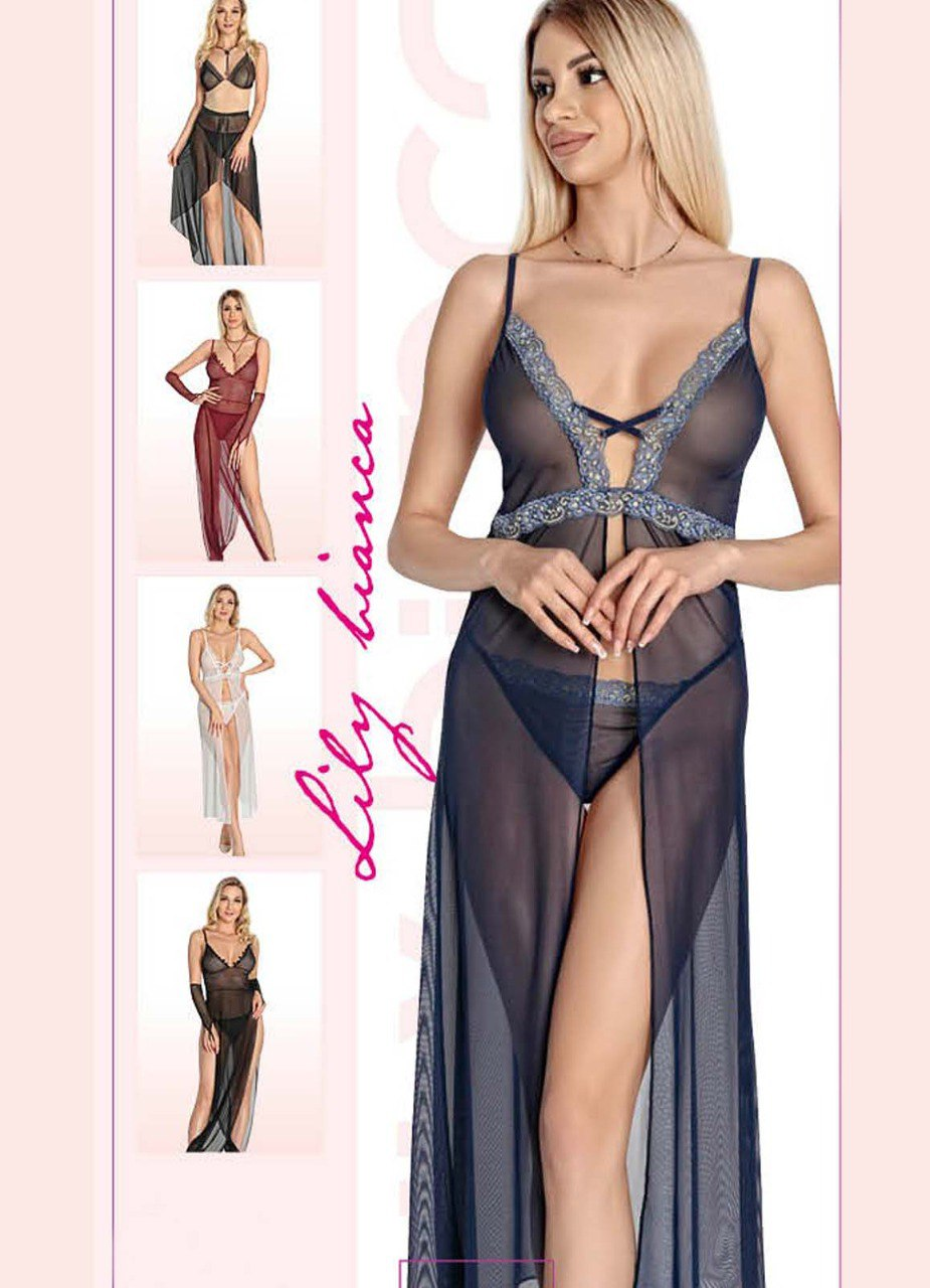 1814 بيبي دول تركي طويل شيفون من لبسي