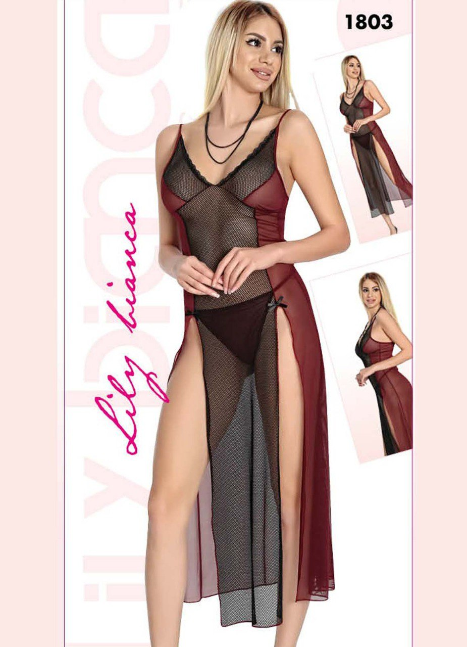 1803 بيبي دول تركي طويل شيفون من لبسي