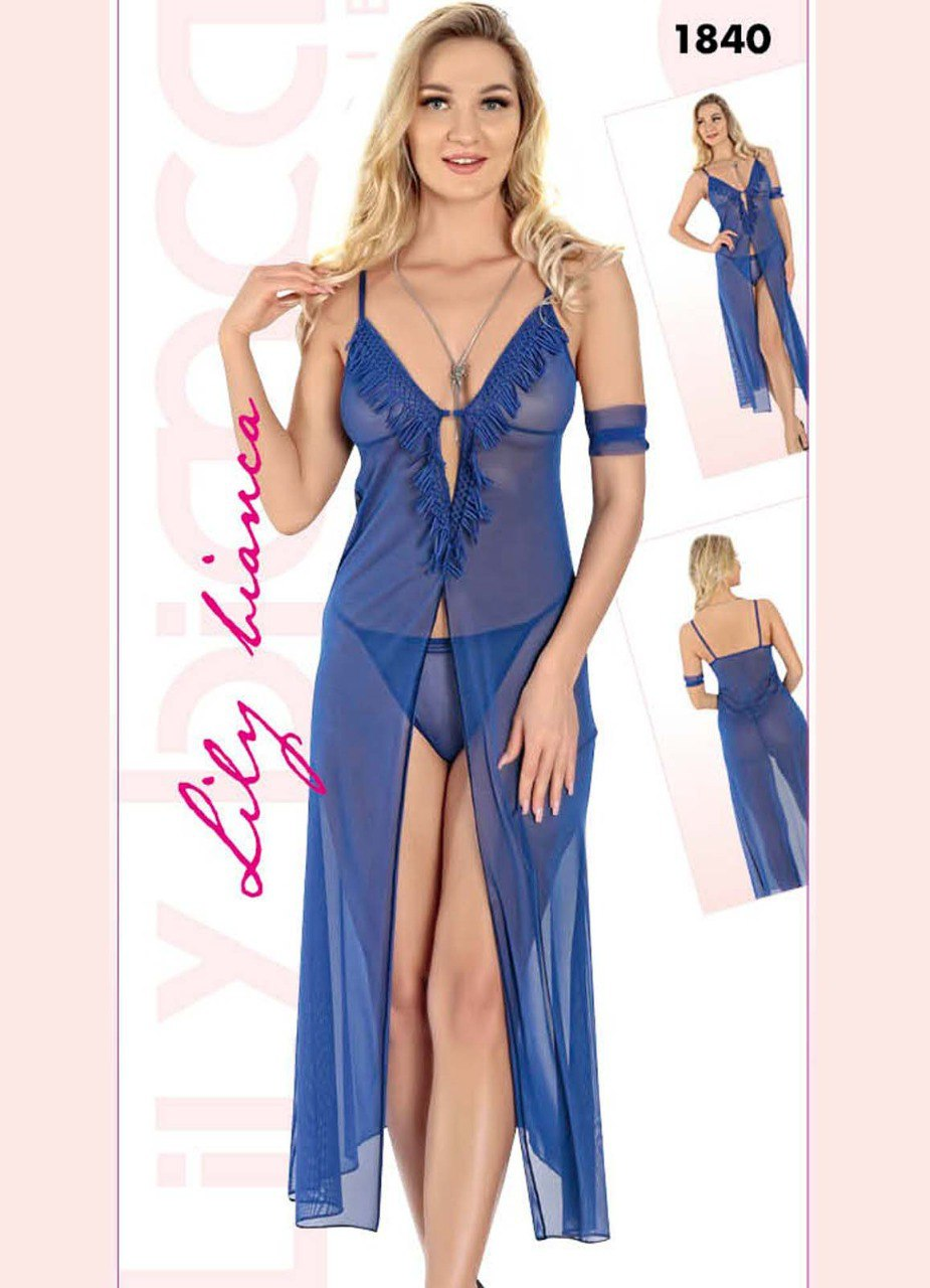 1840 بيبي دول تركي طويل شيفون من لبسي