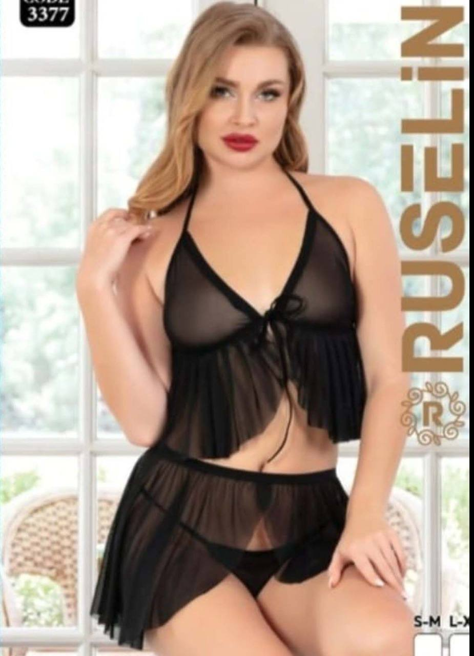 3377 بيبي دول تركي شيفون من لبسي