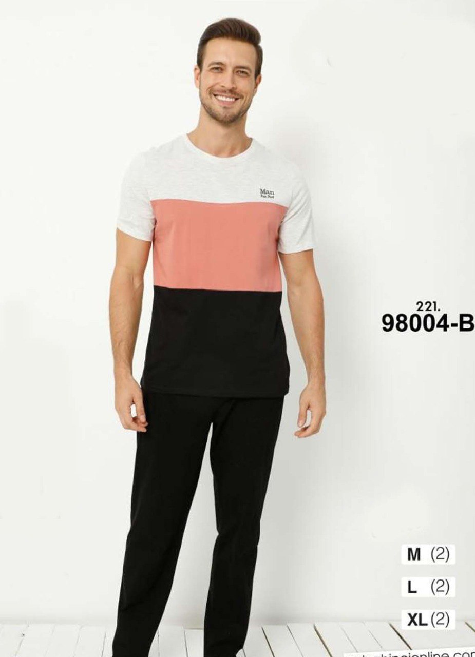 بيجامة تركي 2 قطعة رجالي 98004 من لبسي