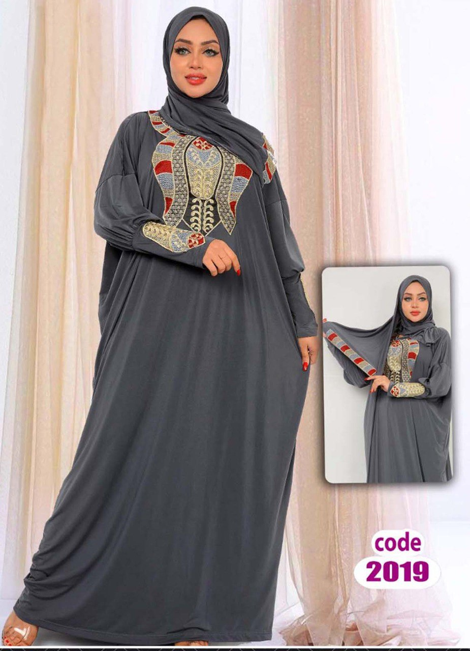 اسدال محجبات 2019 رمادي من لبسي