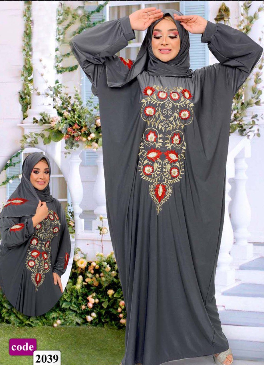 اسدال محجبات 2039 رمادي من لبسي