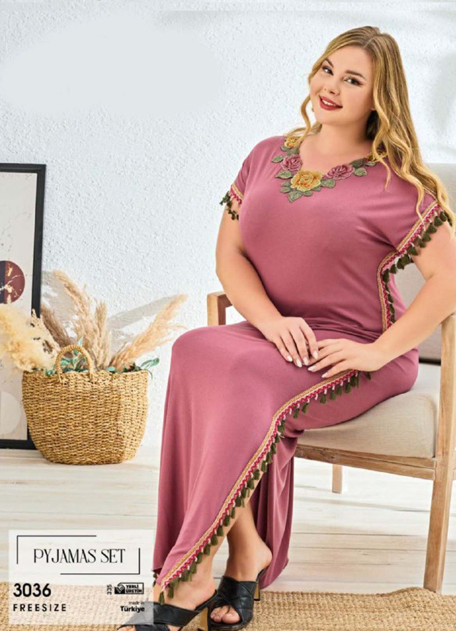 عبايه منزلي تركي صيفي 3036