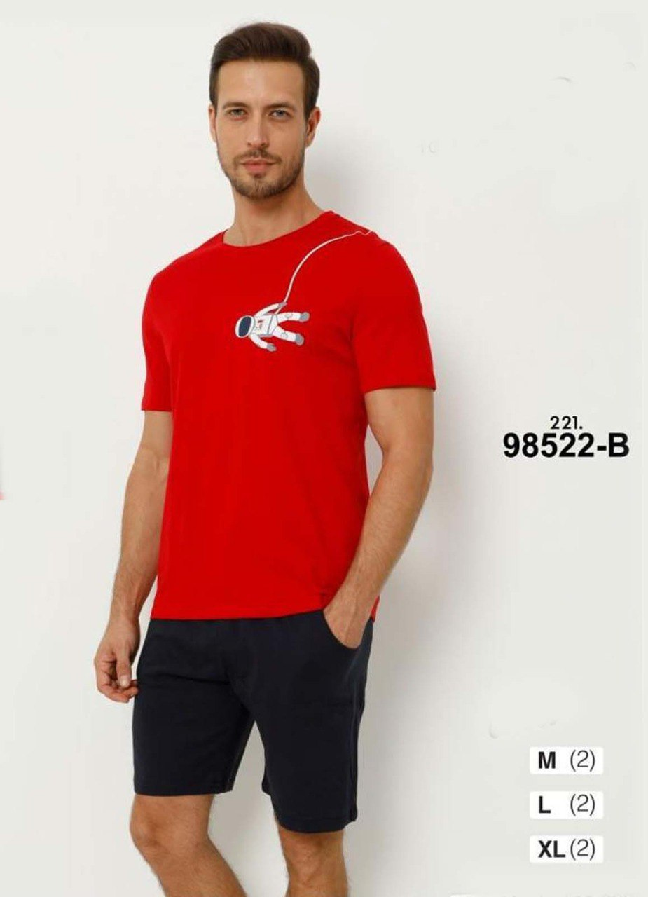 بيجامة تركي 2 قطعة رجالي 98522 من لبسي