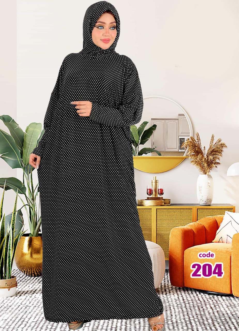اسدال محجبات 204 اسود من لبسي