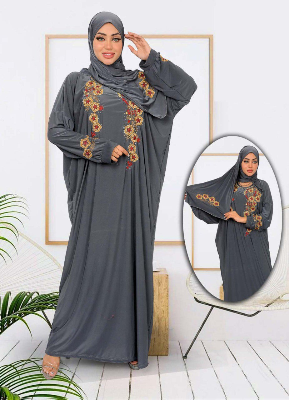 اسدال محجبات رمادي 7003 من لبسي