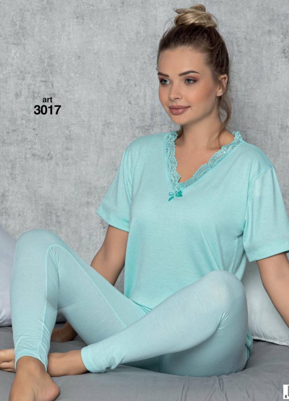 بيجامة تركي 2 قطعة 3017 من لبسي