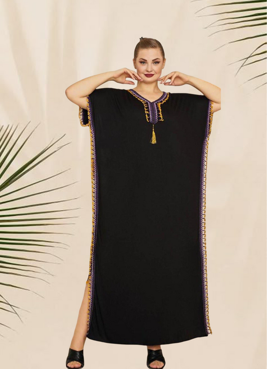 MISK   عبايه منزلي بيج سايز تركي صيفي 3057 من