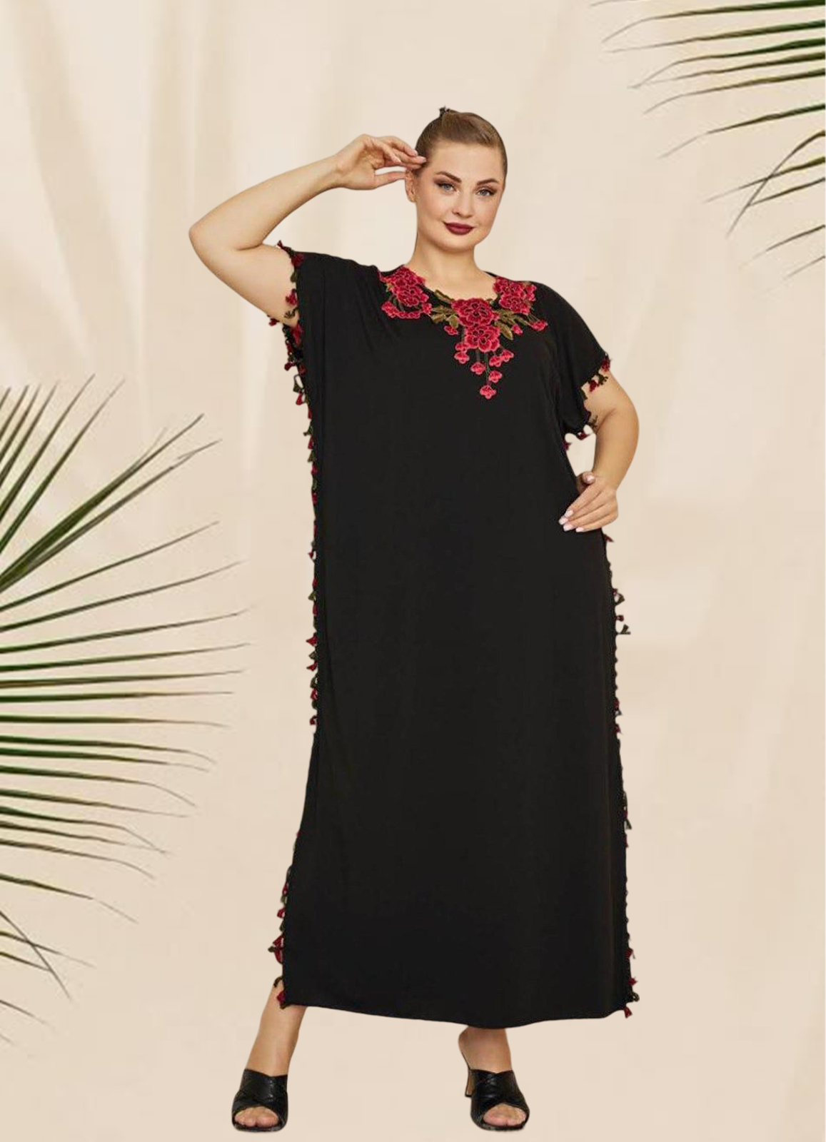 MISK  عبايه منزلي بيج سايز تركي صيفي 3059 من من