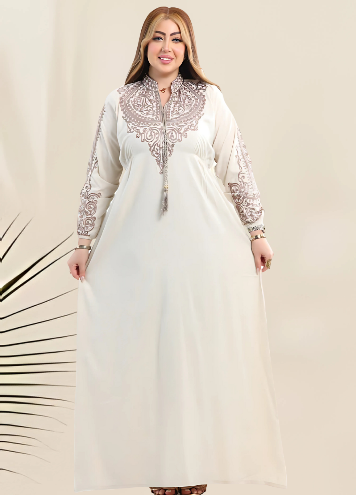 A1050 عبايه استقبال قطن  كود