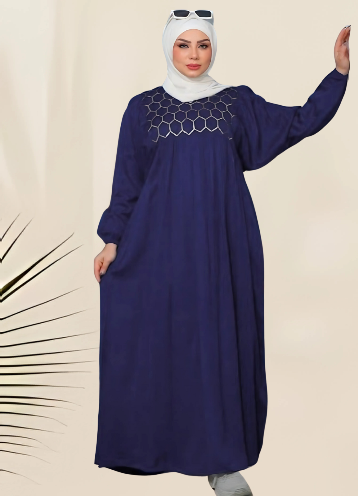 A1026 عبايه استقبال قطن  كود