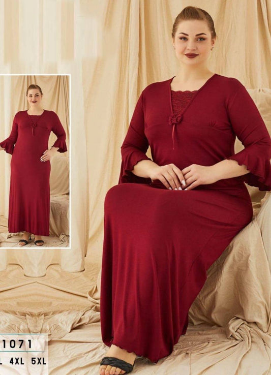 عبايه منزلي بيج سايز تركي صيفي 1071 من لبسي