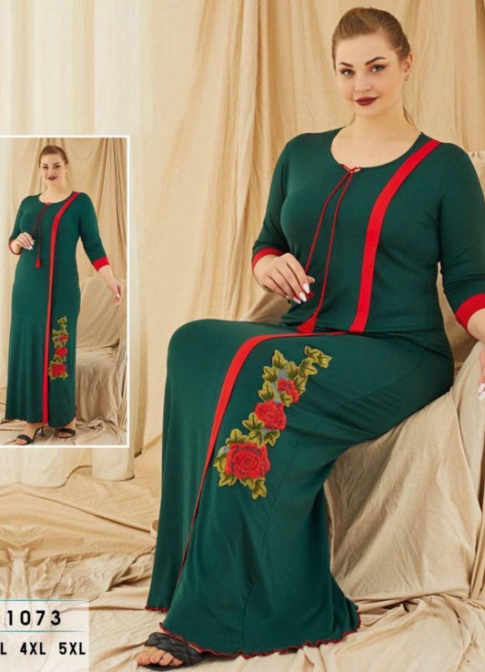 عبايه منزلي بيج سايز تركي صيفي 1073 من لبسي