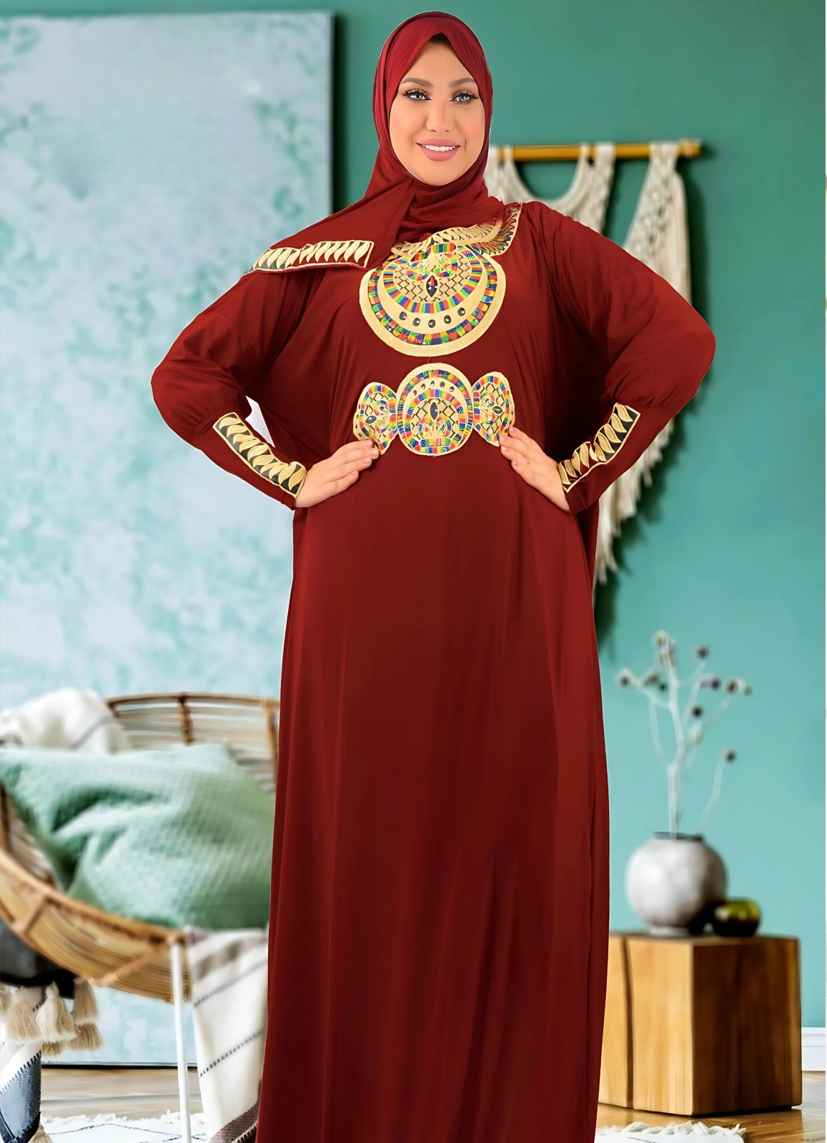 اسدال  محجبات مطرز  467