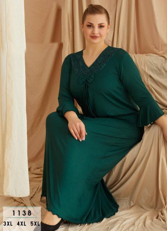 عبايه منزلي بيج سايز تركي صيفي 1138 من لبسي