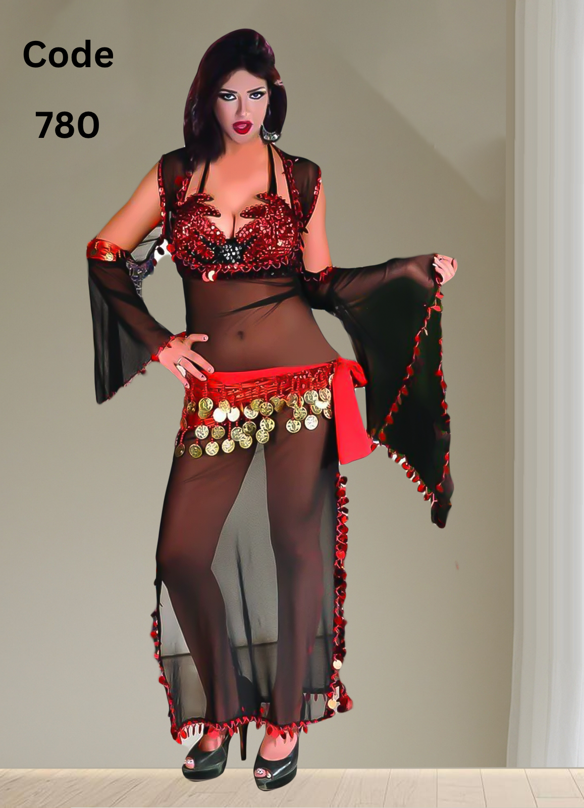 780 بدلة رقص فري سايز كود