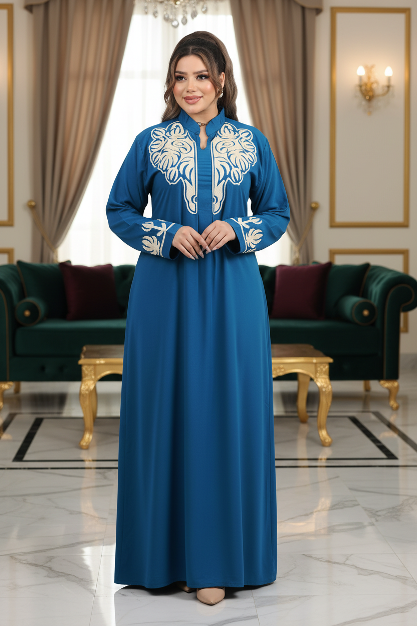 A1046 عبايه استقبال قطن  كود