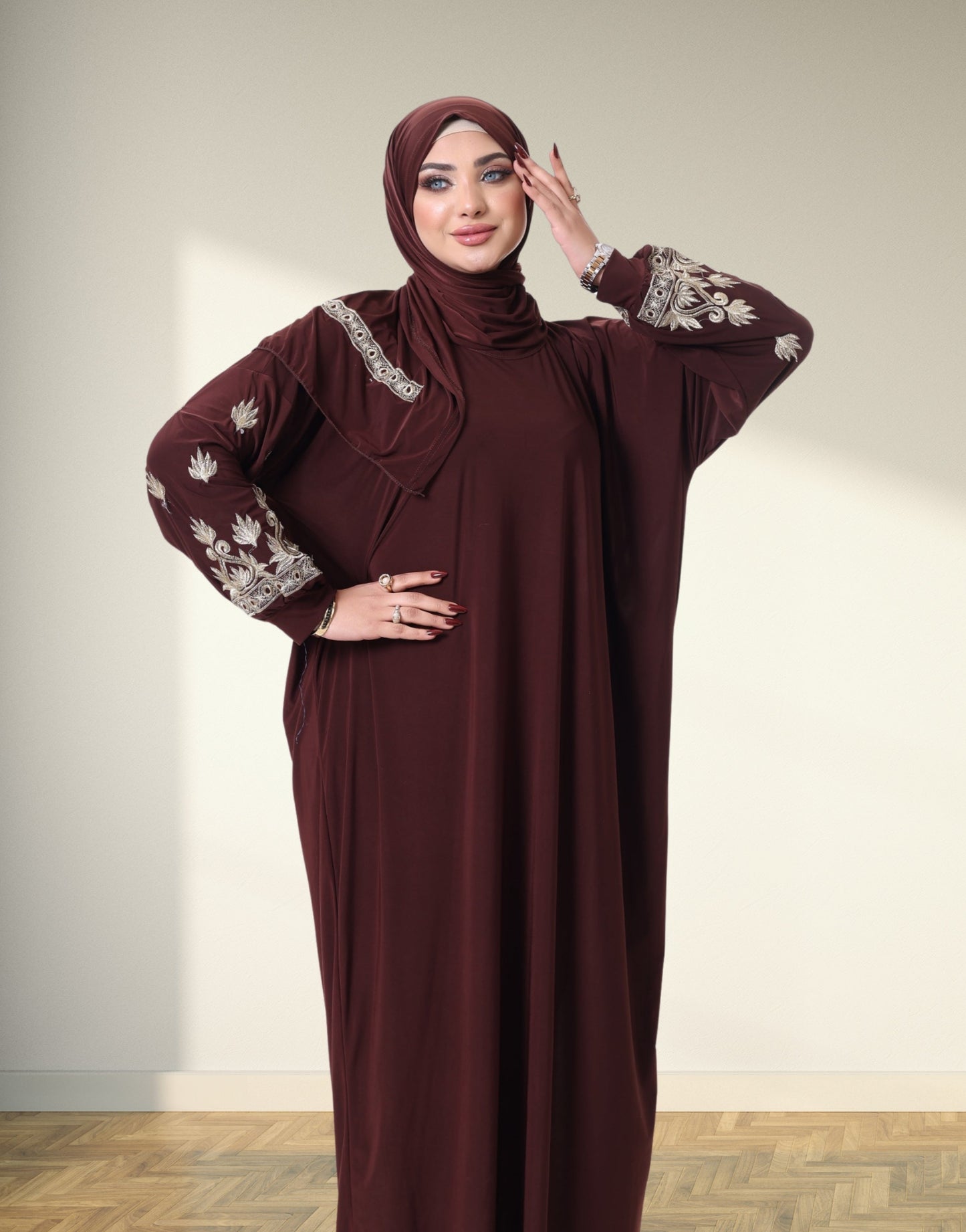 اسدال محجيات مطرز كود  80125