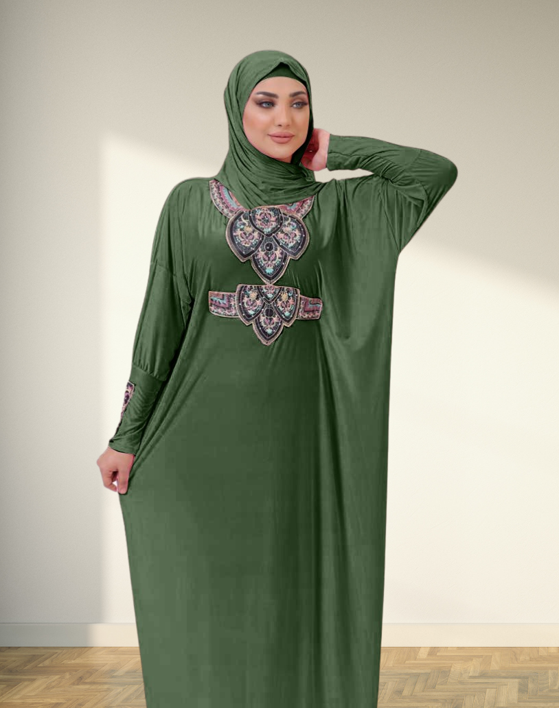 اسدال محجبات مطرز كود  80121