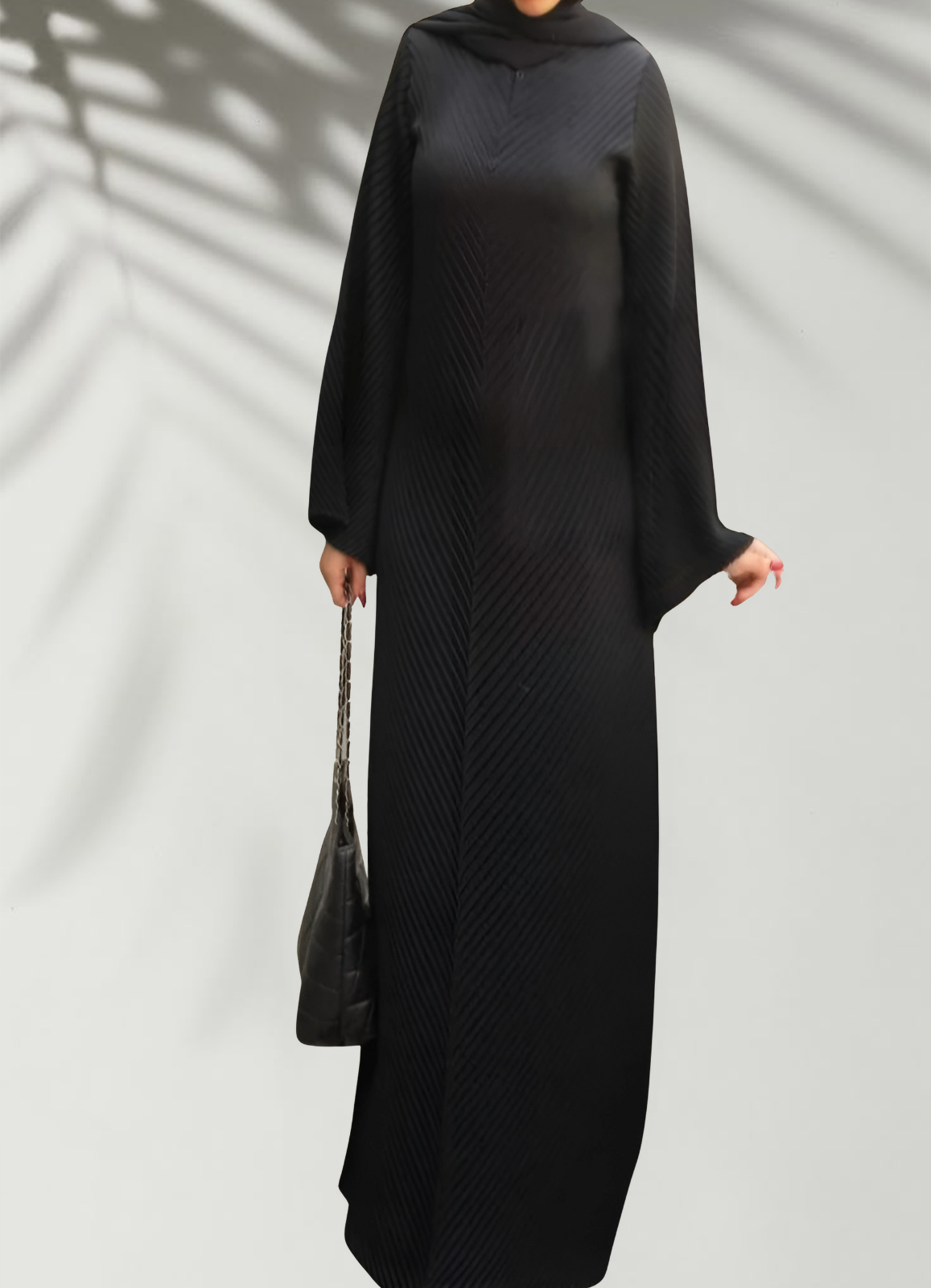 عباية خليجي بيج حرير خروج حريمى كود 186