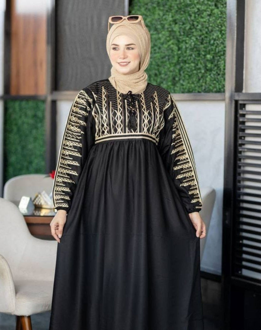 A1065 عباية استقبال قطن  كود