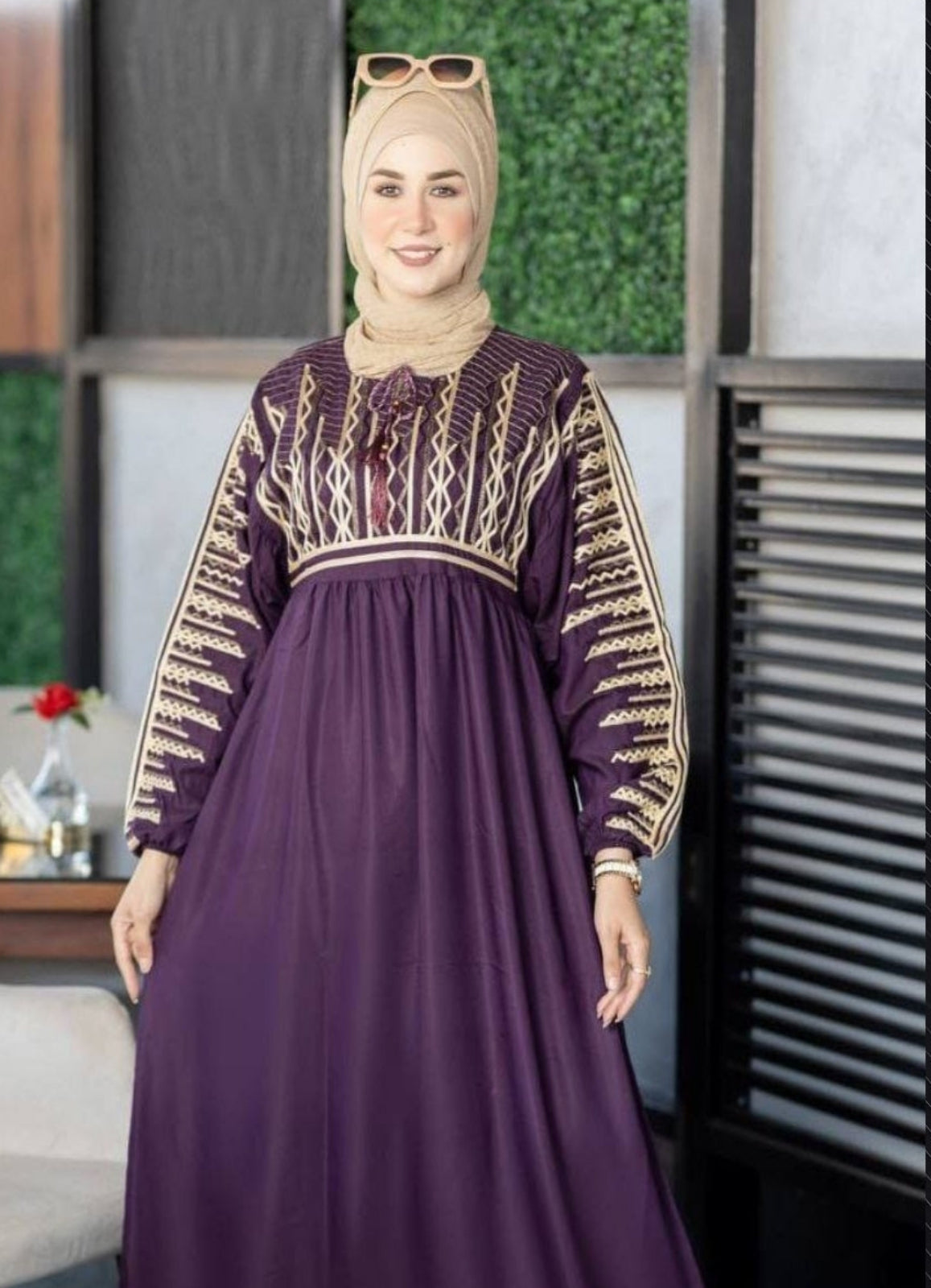 A1065 عباية استقبال قطن  كود