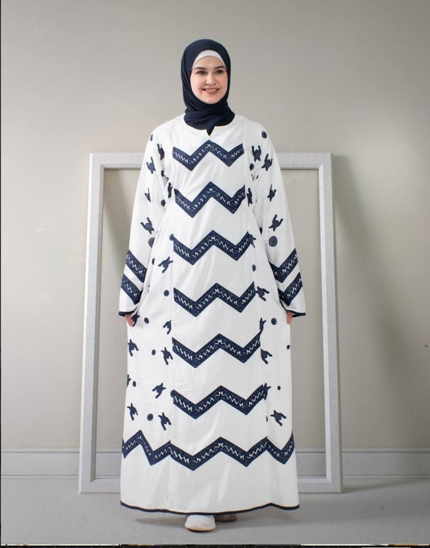 A1066 عباية استقبال قطن  كود