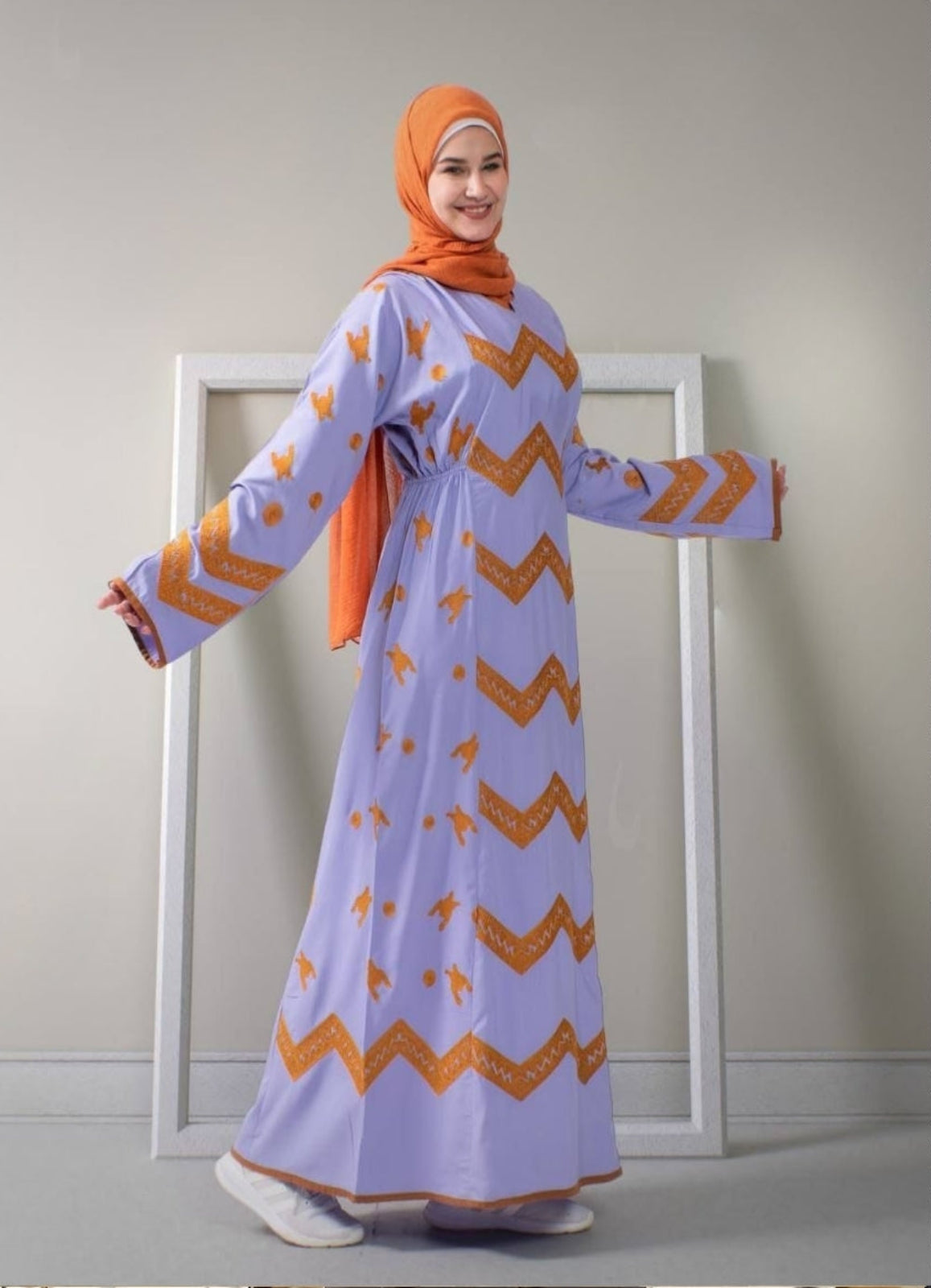 A1066 عباية استقبال قطن  كود