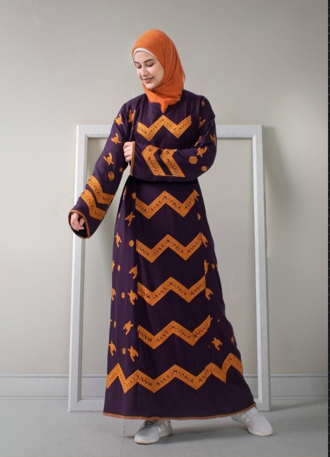 A1066 عباية استقبال قطن  كود